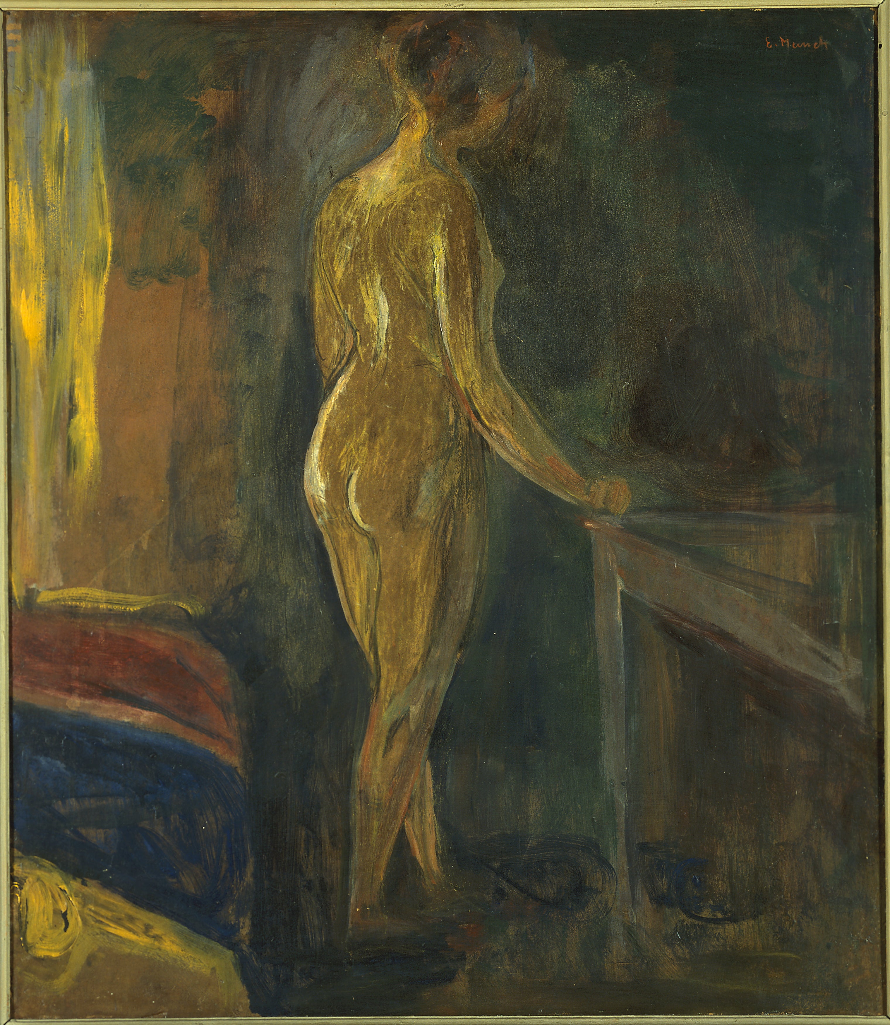 Reproduction du tableau « Nu debout - Edvard Munch » par Alpha Reproduction en peinture à l’huile