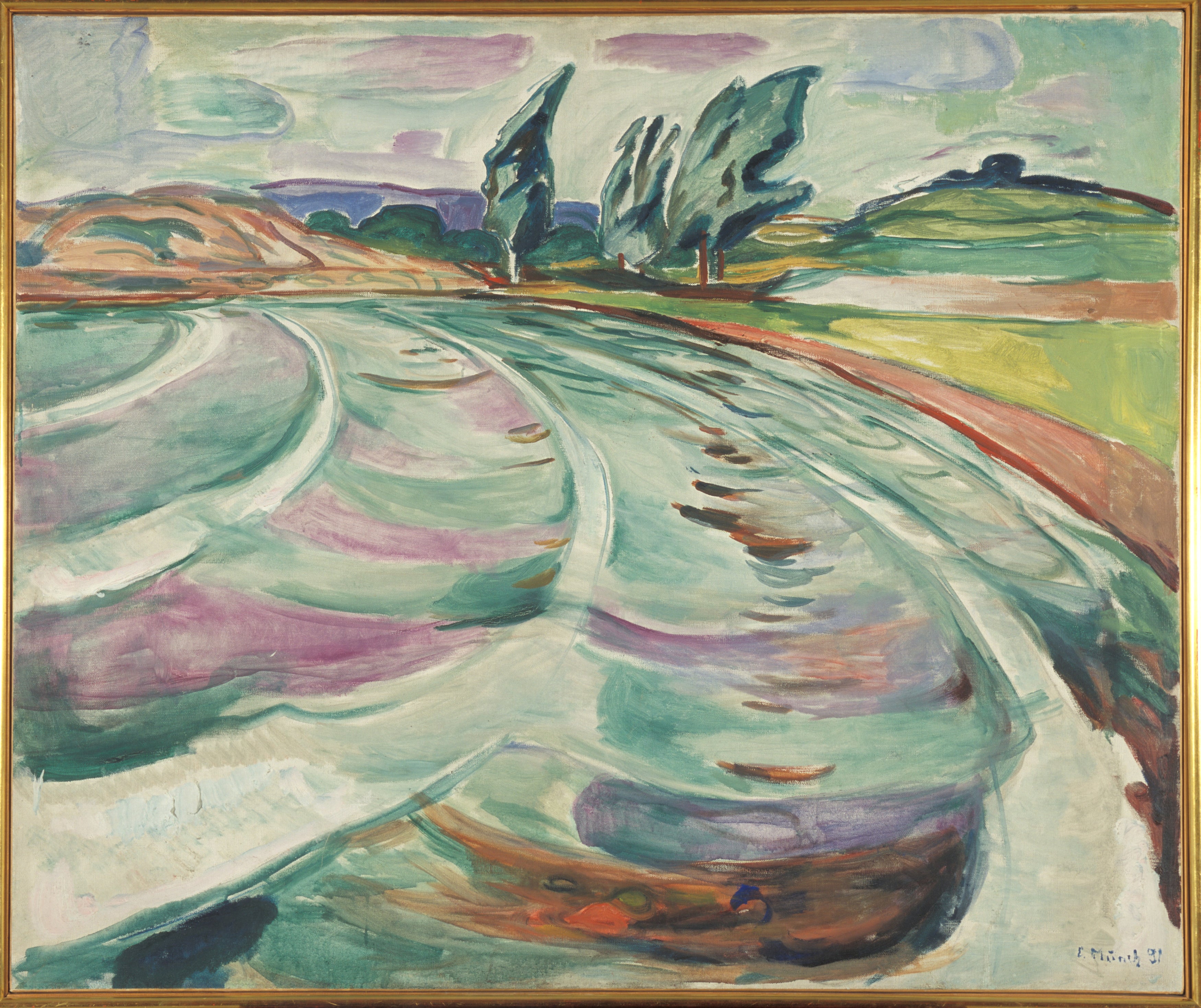 Reproduction du tableau « La Vague - Edvard Munch » par Alpha Reproduction en peinture à l’huile