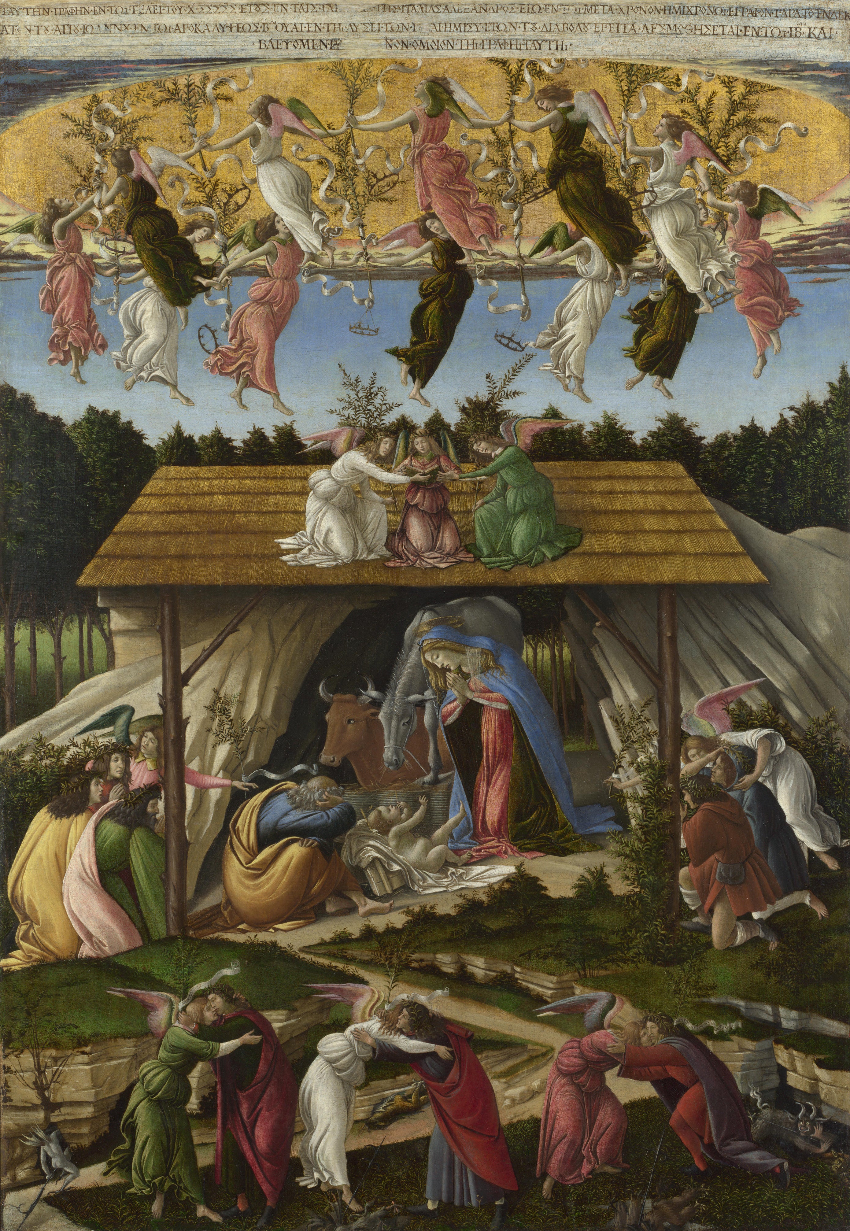 Mystinen syntymä - Sandro Botticelli