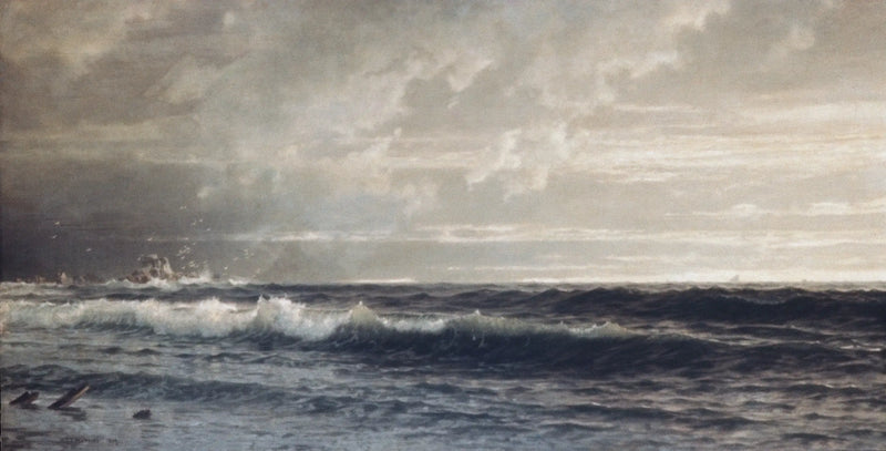 Lähellä Land's Endiä, Cornwall - William Trost Richards