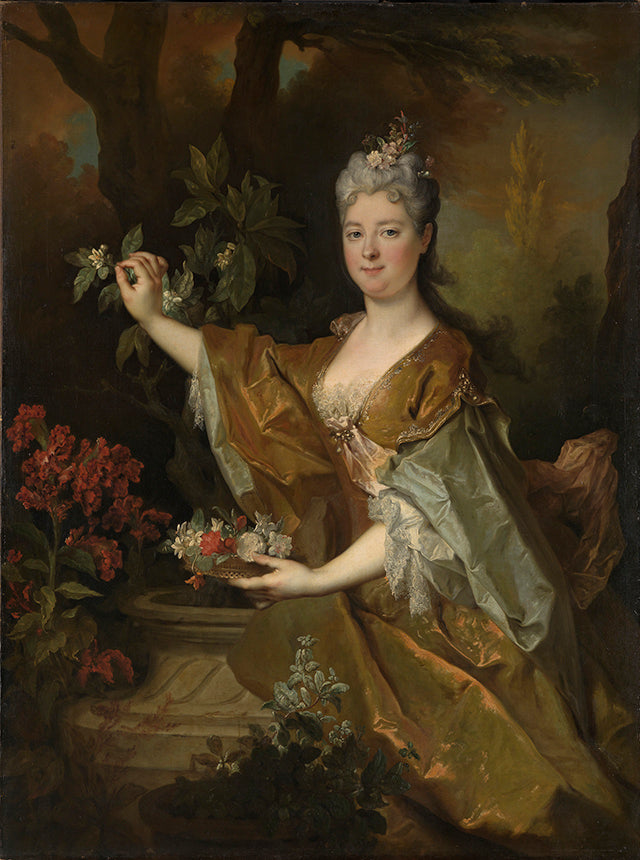 Portrait de Madame Adélaïde en Flore - Nicolas de Largillière