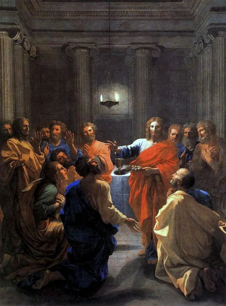 Eukaristian instituutio - Nicolas Poussin