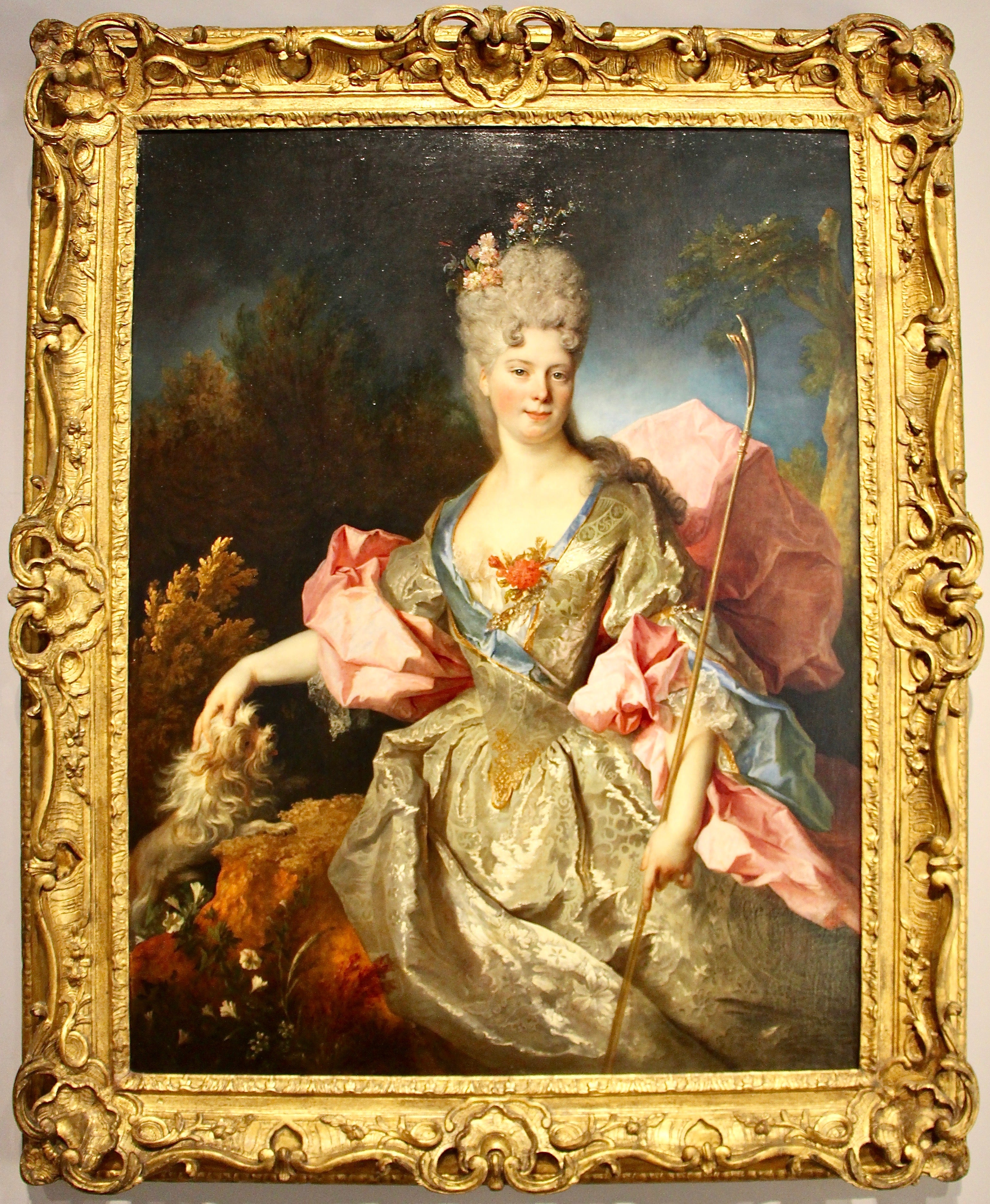 Portrait d'une femme en Astrée, probablement Mary Josephine Drummond, Condesa de Castelblanco - Nicolas de Largillière