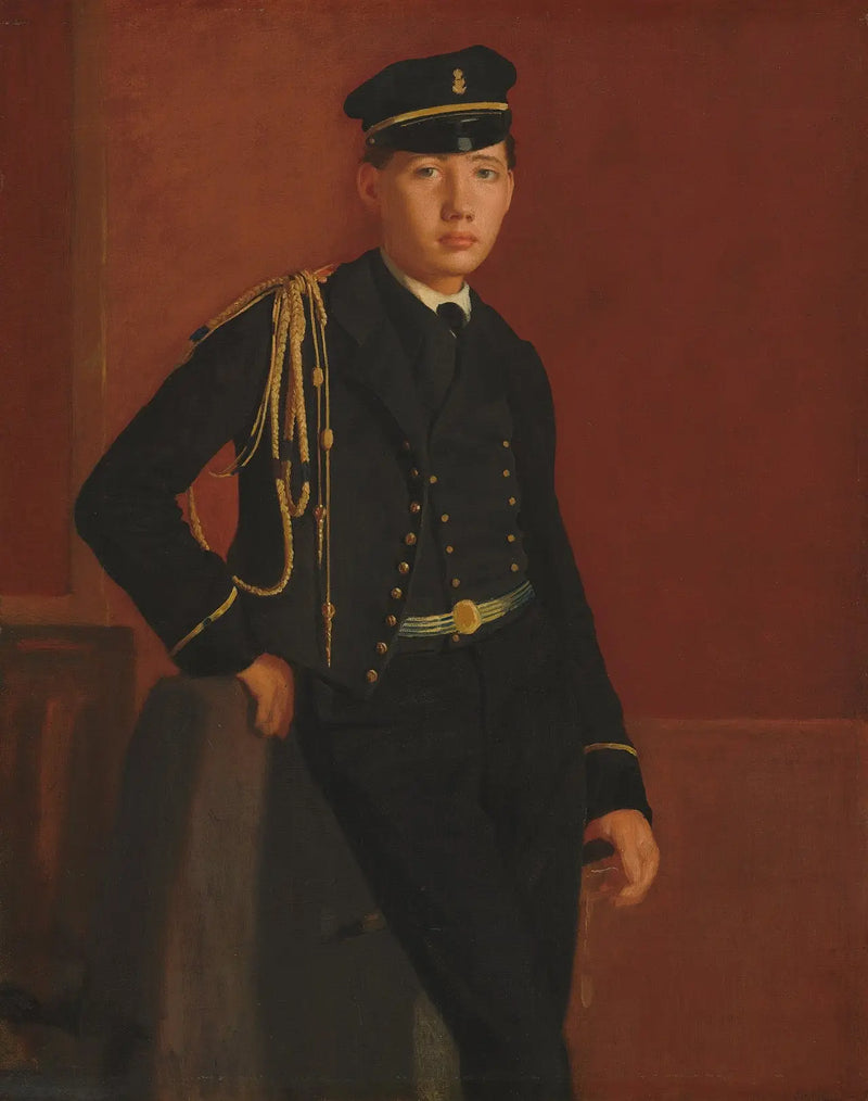 Achille De Gas kadettivaatteissa - Edgar Degas