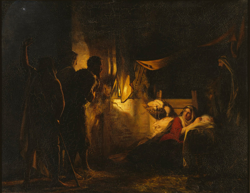 Betlehemin paimenien ylistys - Carl Heinrich Bloch