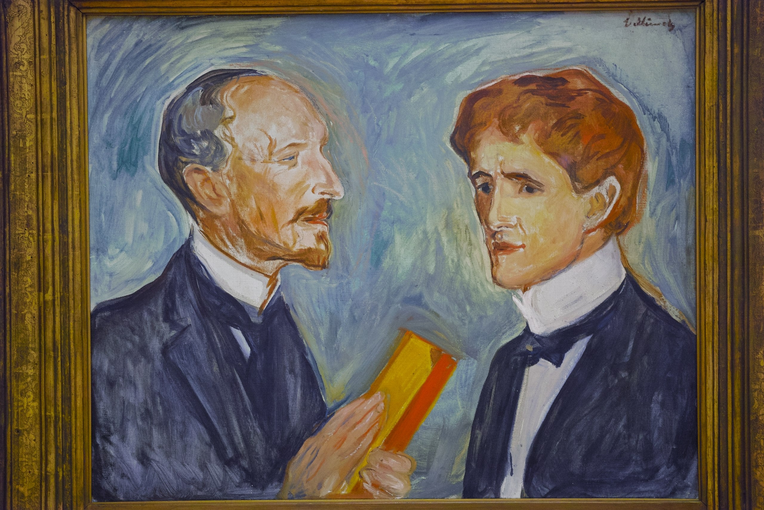 Albert Kollmann ja Sten Drewsen - Edvard Munch