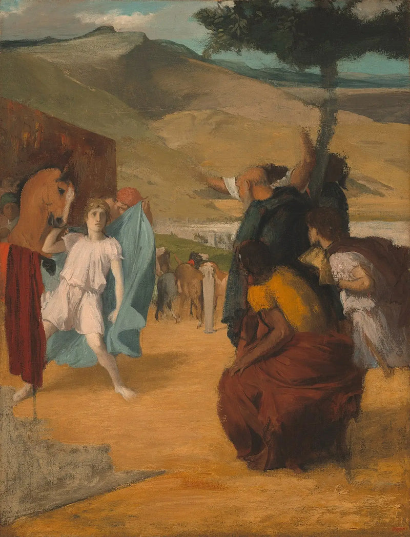 Alexandre ja Bucephalus - Edgar Degas