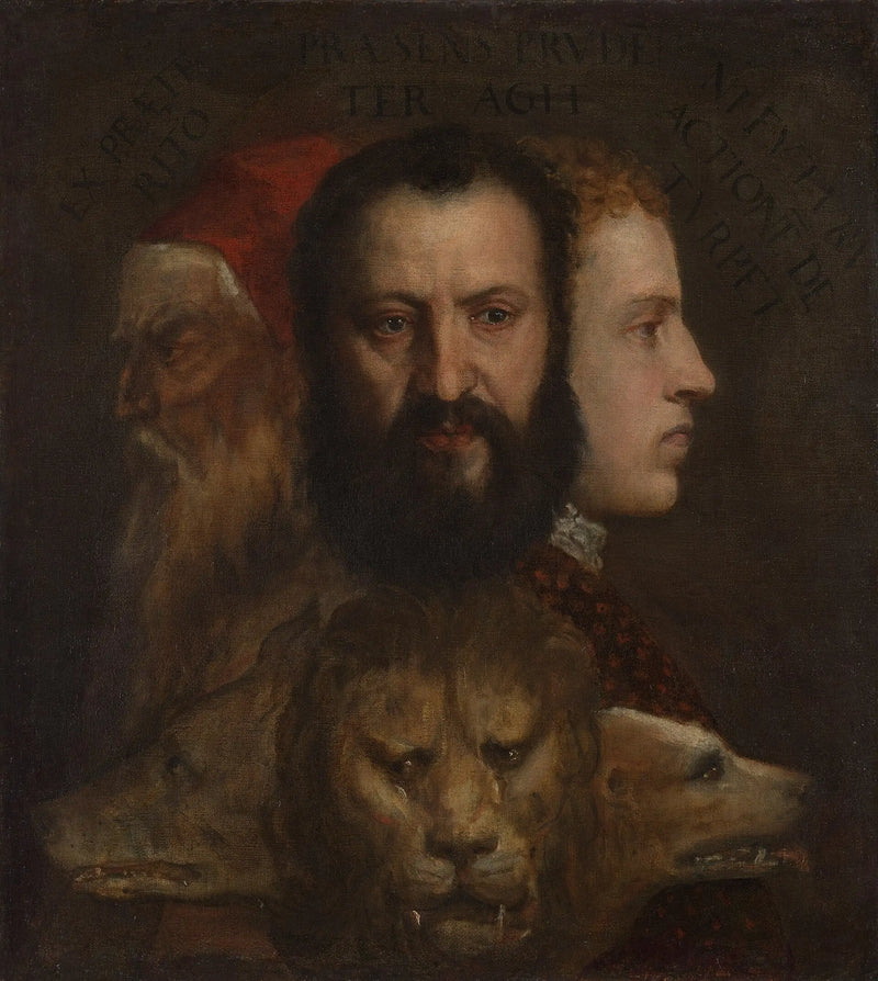 Ajan allegoria, jota hallitsee varovaisuus - Titian