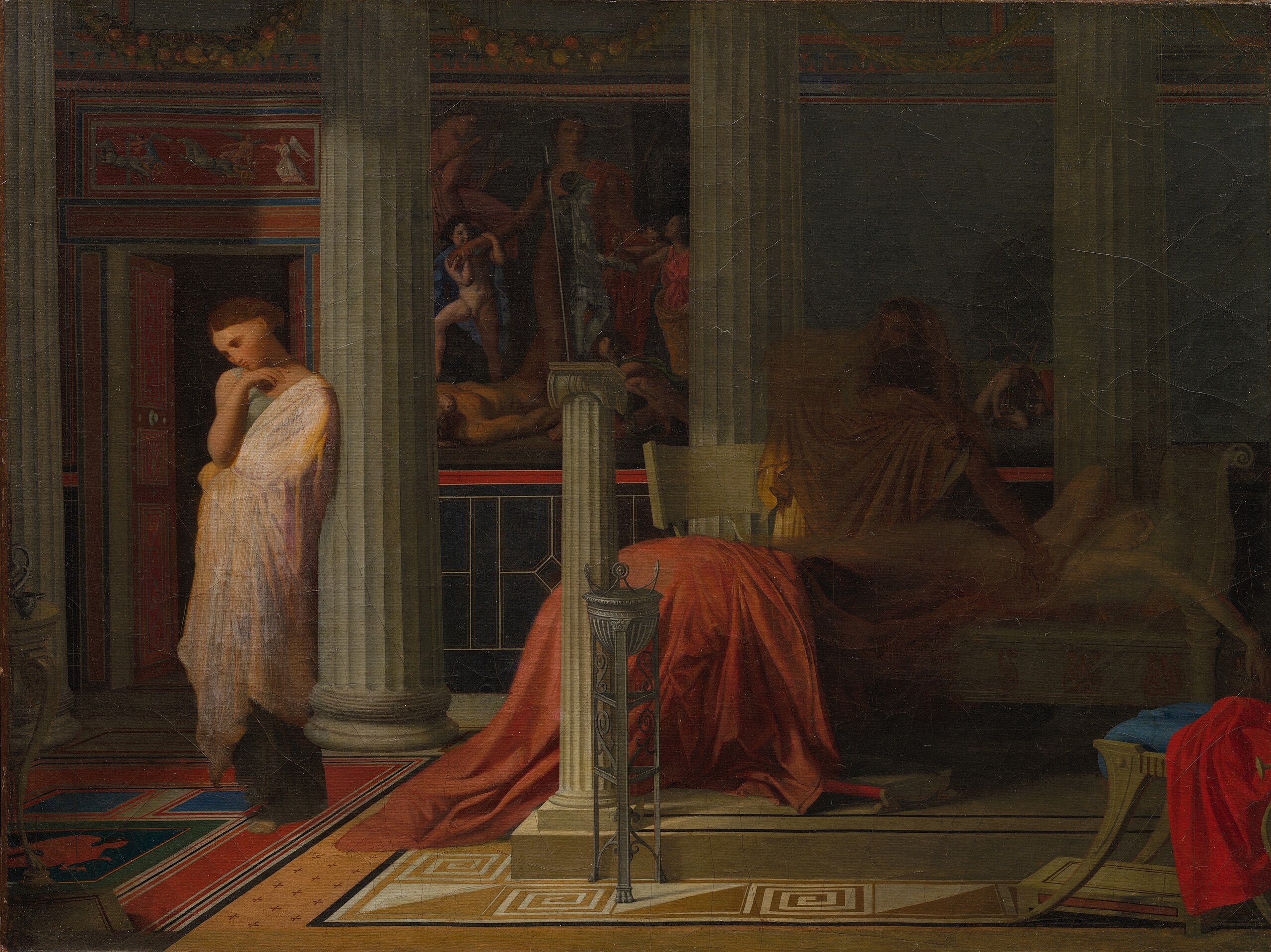 Antiochus ja Stratonice - Jean-Auguste-Dominique Ingres