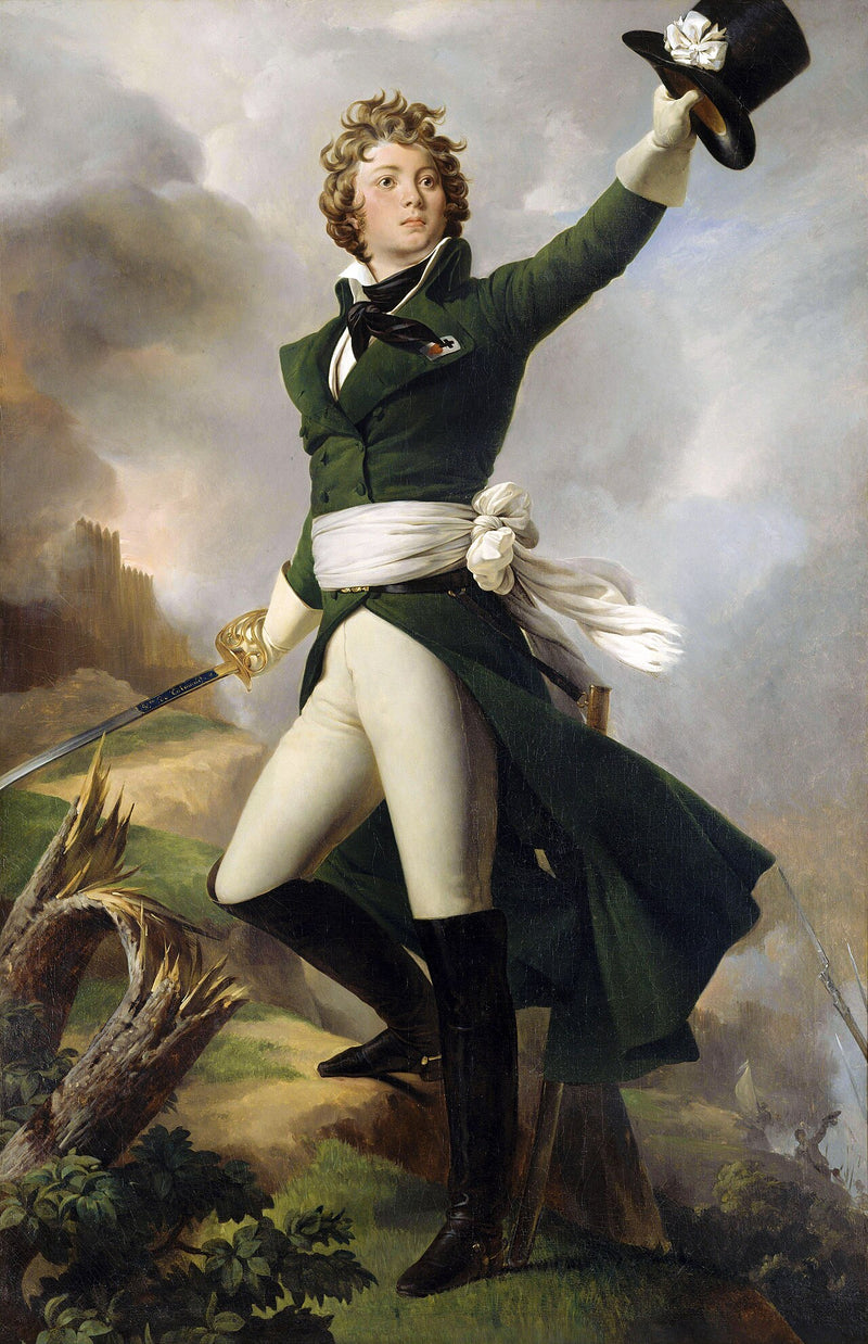 Antoine Philippe de la Trémoille, prince de Talmont, général vendéen - Léon Cogniet