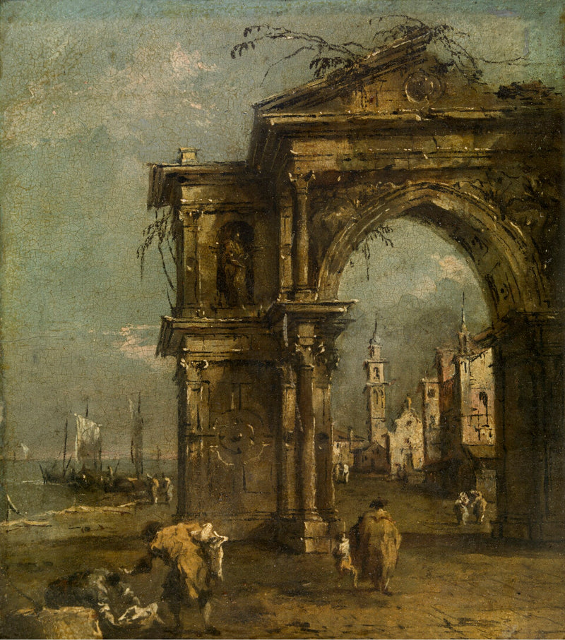 Venetsian voitonvaunuportti - Francesco Guardi