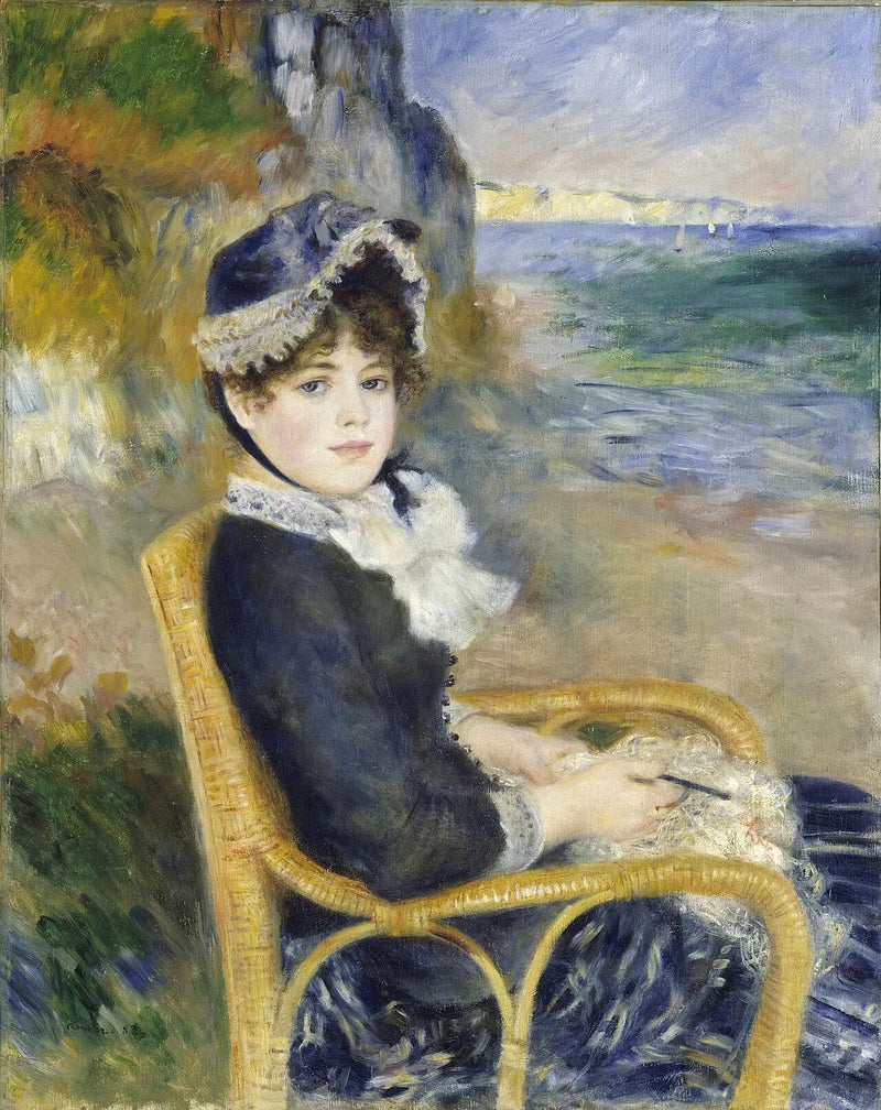 Meren rannalla - Pierre-Auguste Renoir