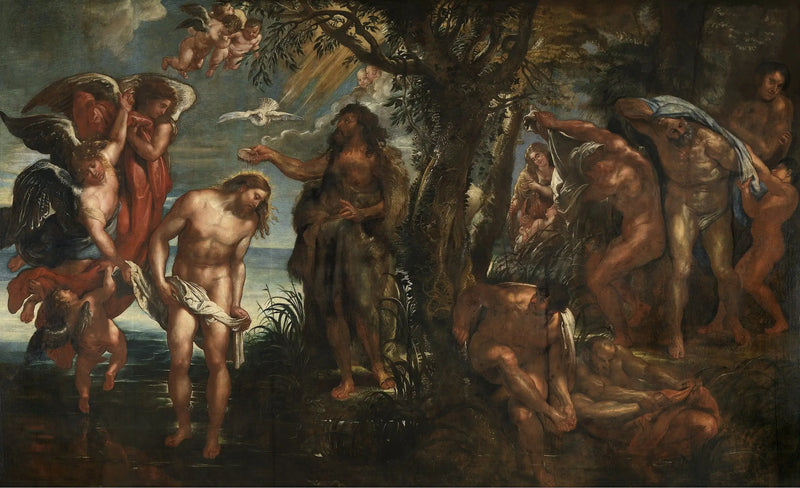 Kristuksen kaste - Peter Paul Rubens