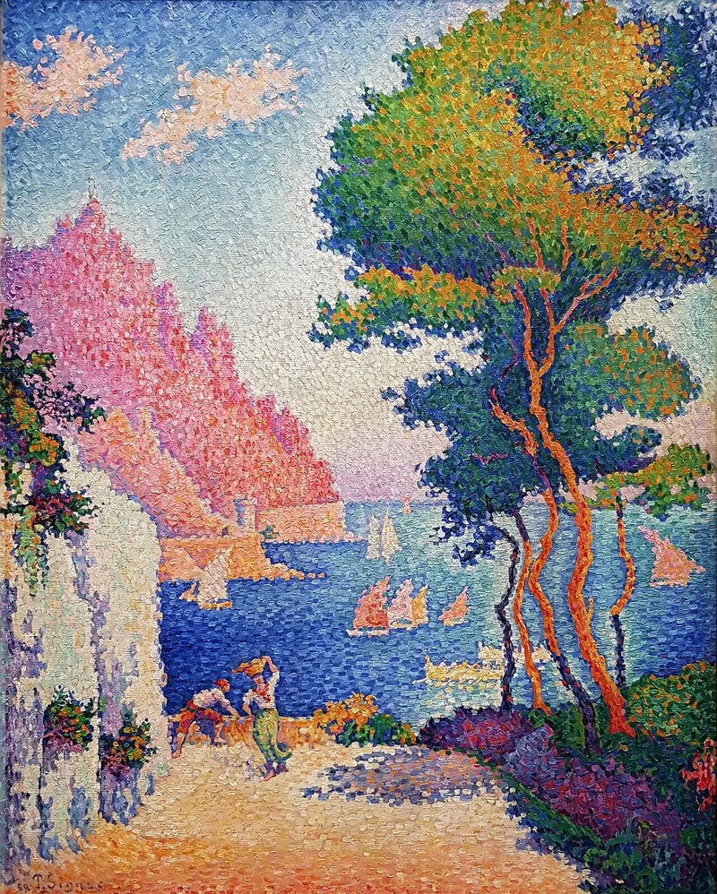 Capo di Noli, lähellä Genovaa - Paul Signac
