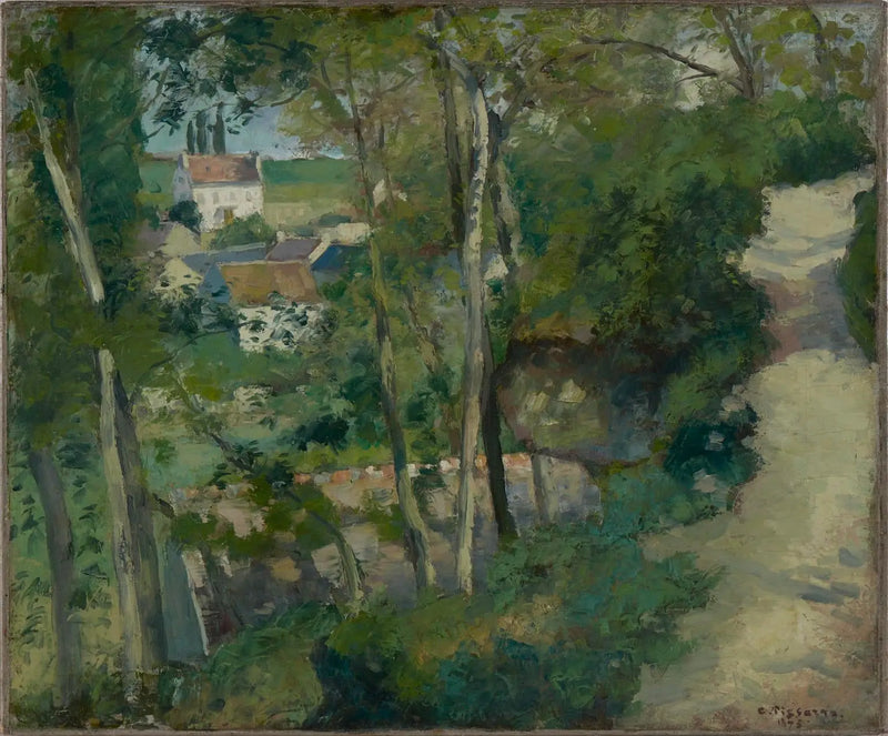 Nousu tie, Côte-du-Jalet katu, Pontoise - Camille Pissarro