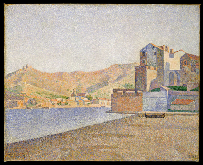 Collioure. Kaupungin ranta. Opus 165 - Paul Signac
