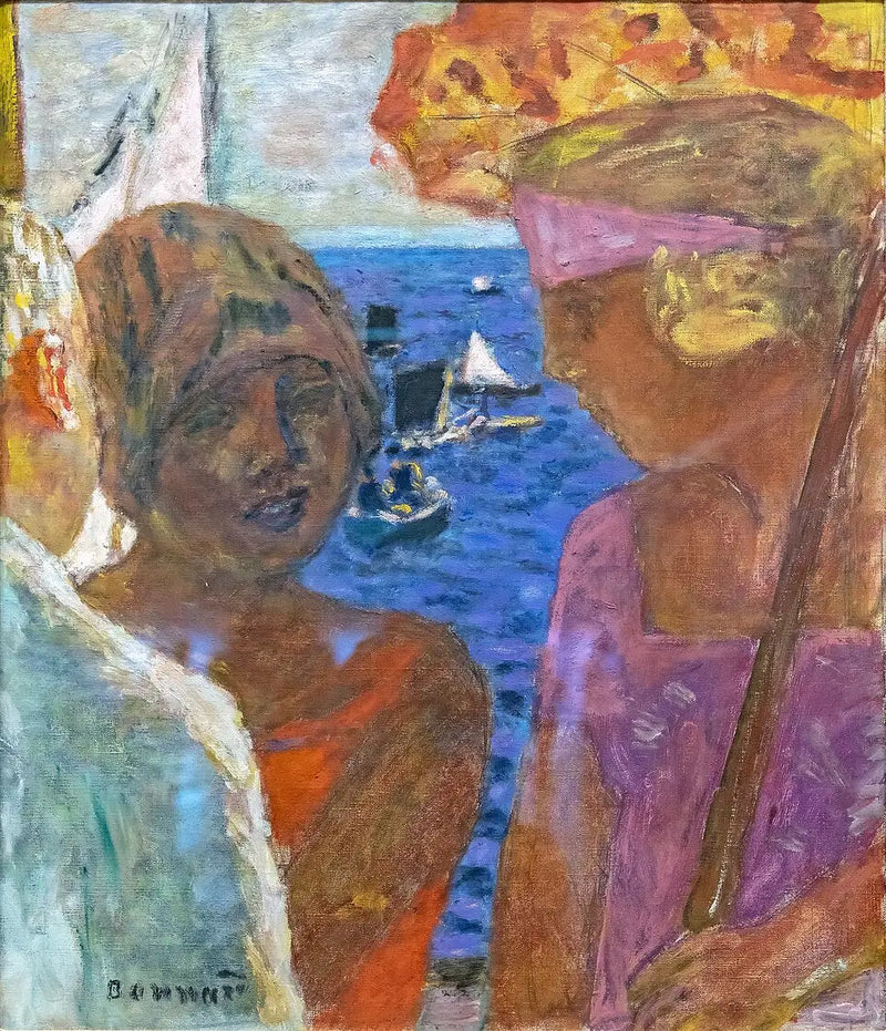 Keskustelu Arcachonissa - Pierre Bonnard