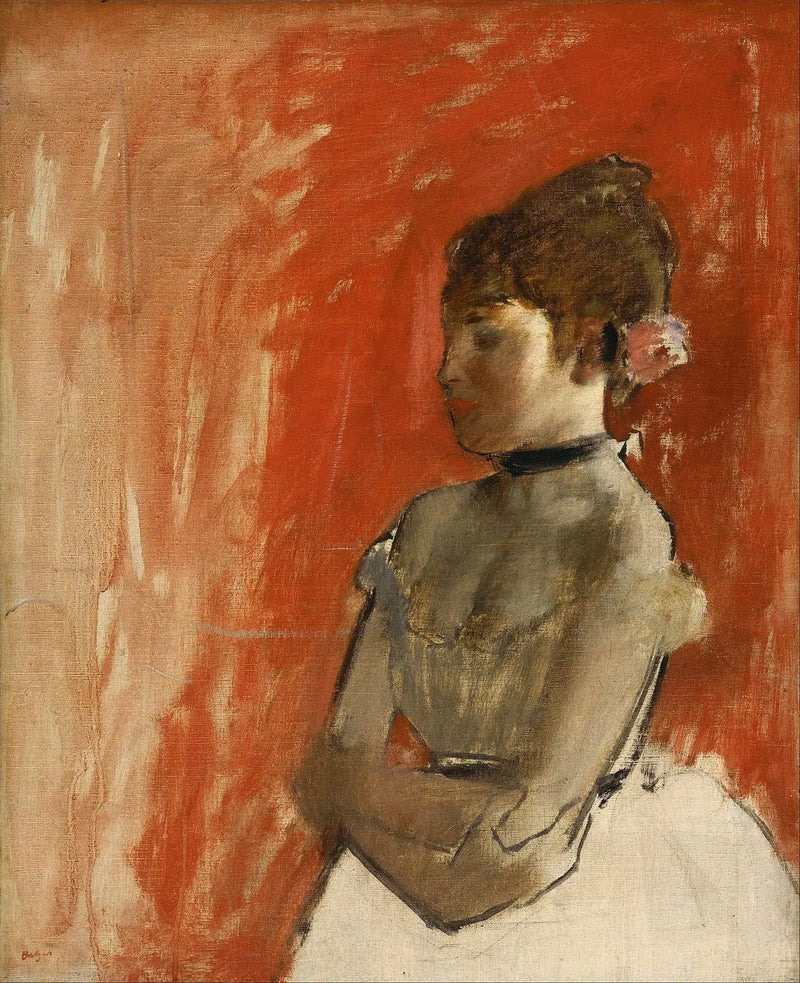 Balettitanssija ristittyjen käsien kanssa - Edgar Degas