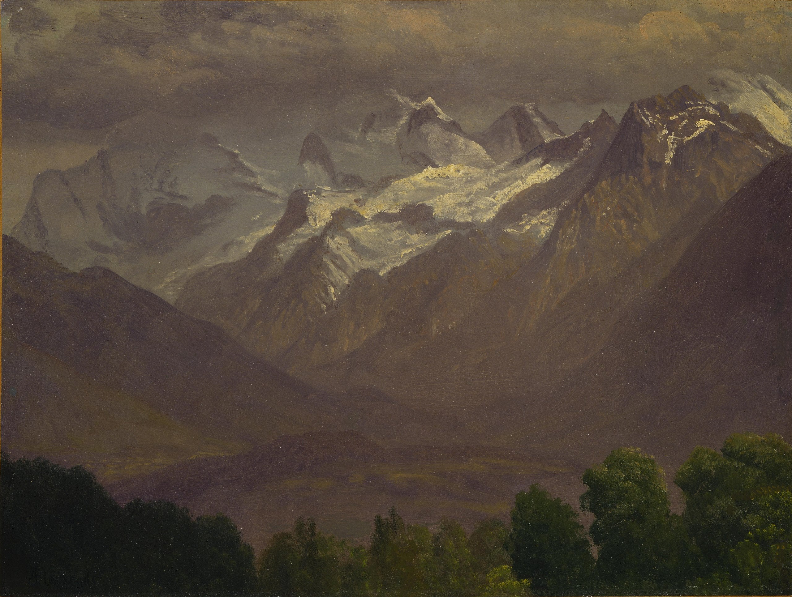 Dans les hautes montagnes - Albert Bierstadt