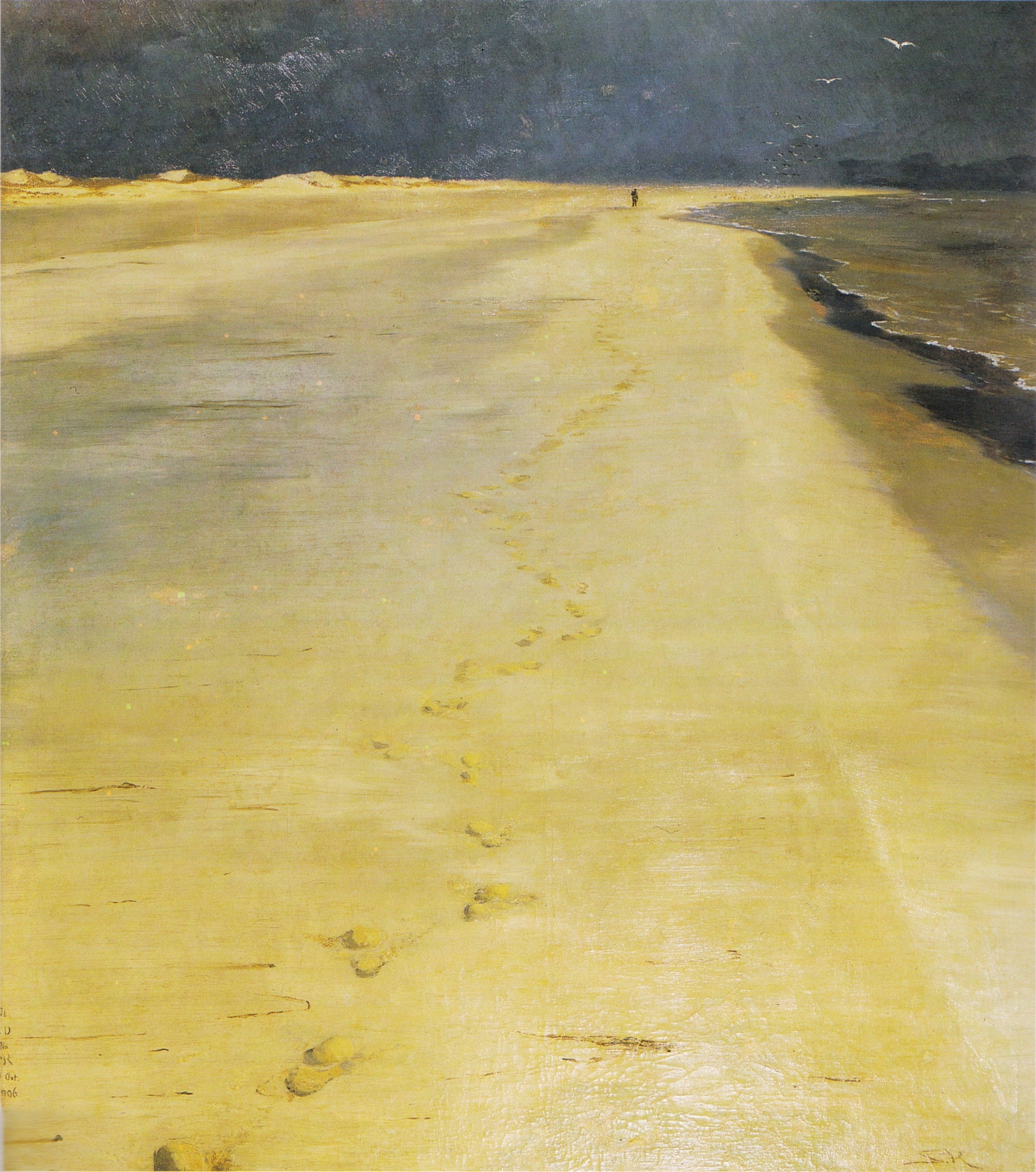Skagenin Sønderstrand. - Peder Severin Krøyer