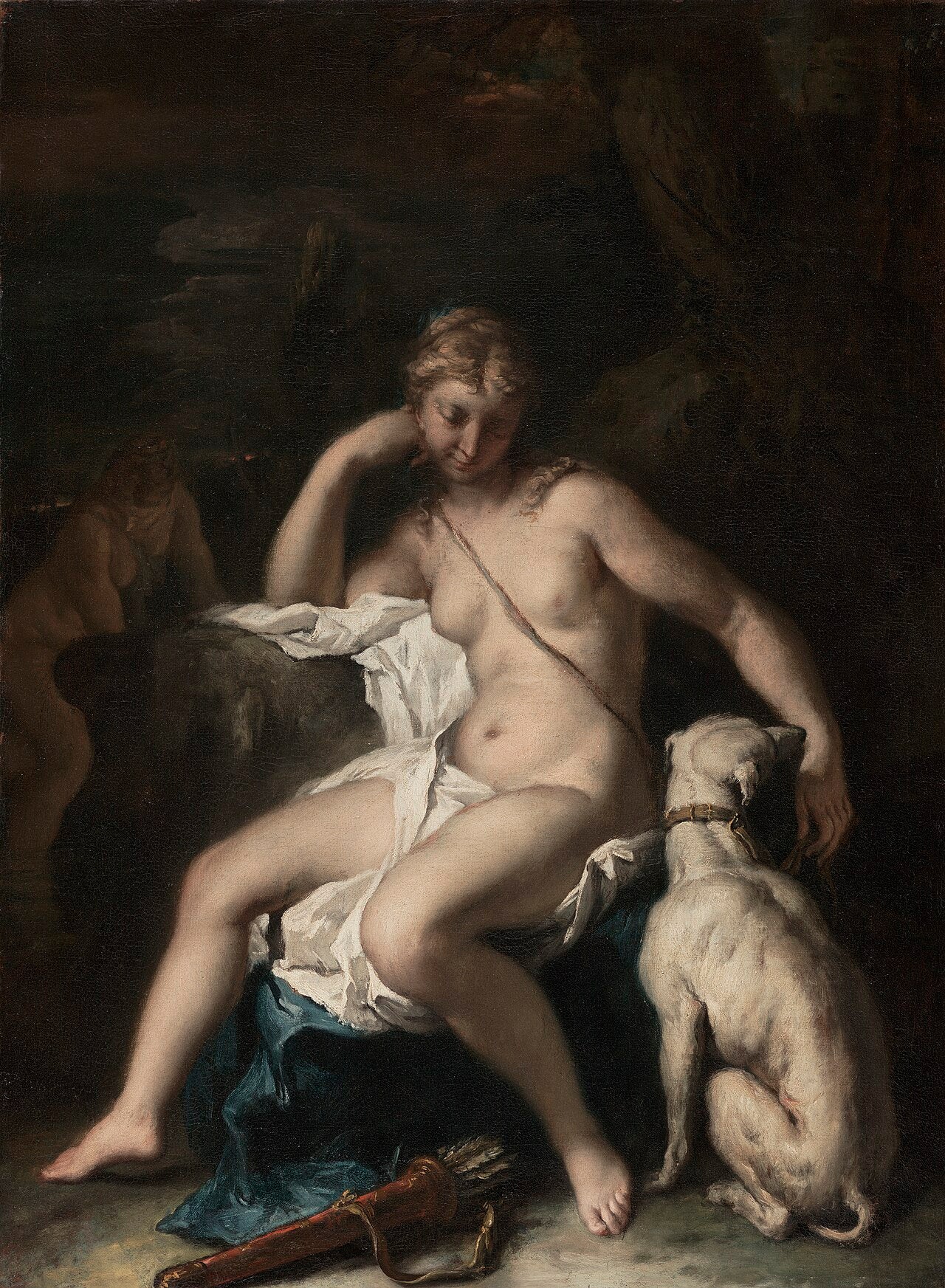 Diana et son chien - Sebastiano Ricci - Alpha Reproduction