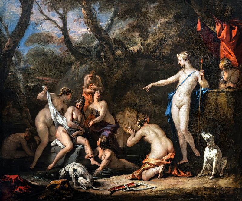 Diane ja Callisto - Sebastiano Ricci