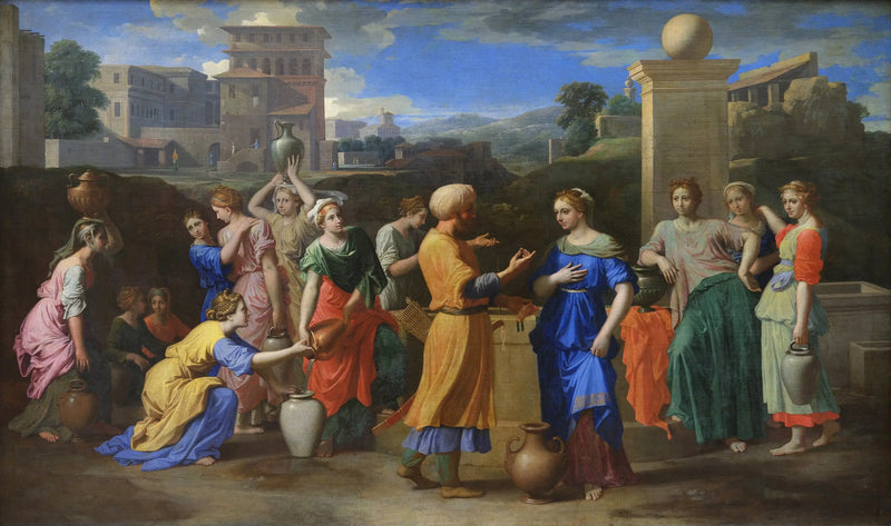 Éliézer ja Rebecca - Nicolas Poussin