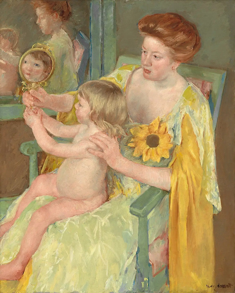 Auringonkukka nainen - Mary Cassatt