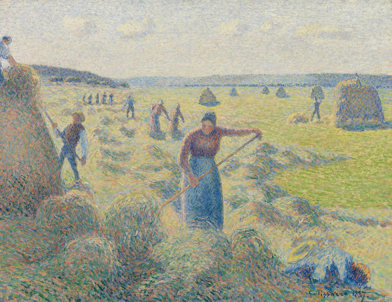 Heinänteko, Éragny - Camille Pissarro