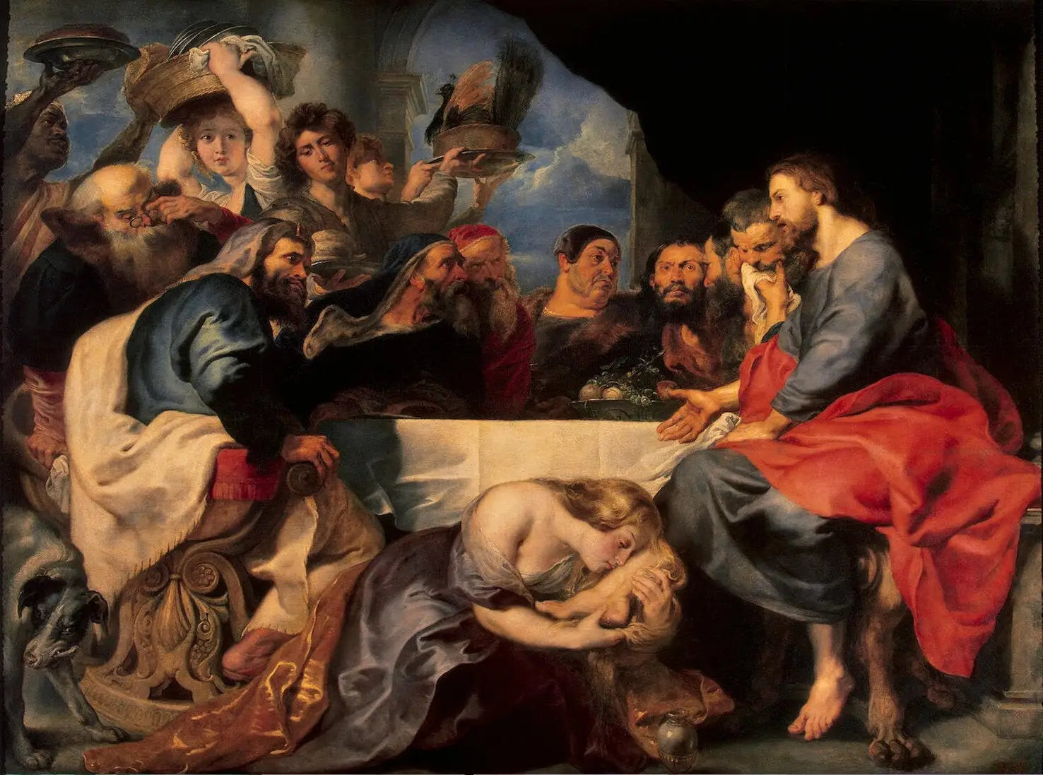 Festin dans la maison de Simon le pharisien - Peter Paul Rubens - Alpha Reproduction
