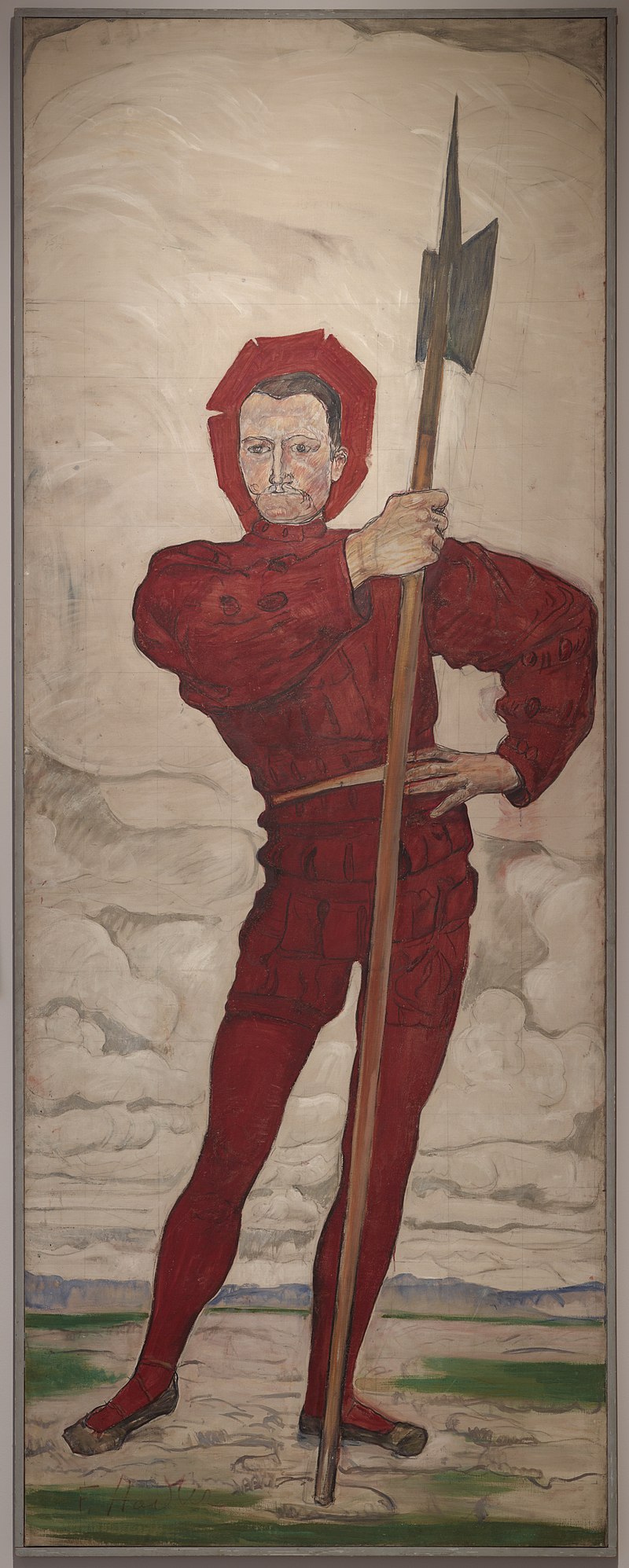 Hallebardier - Ferdinand Hodler - Alpha Reproduction