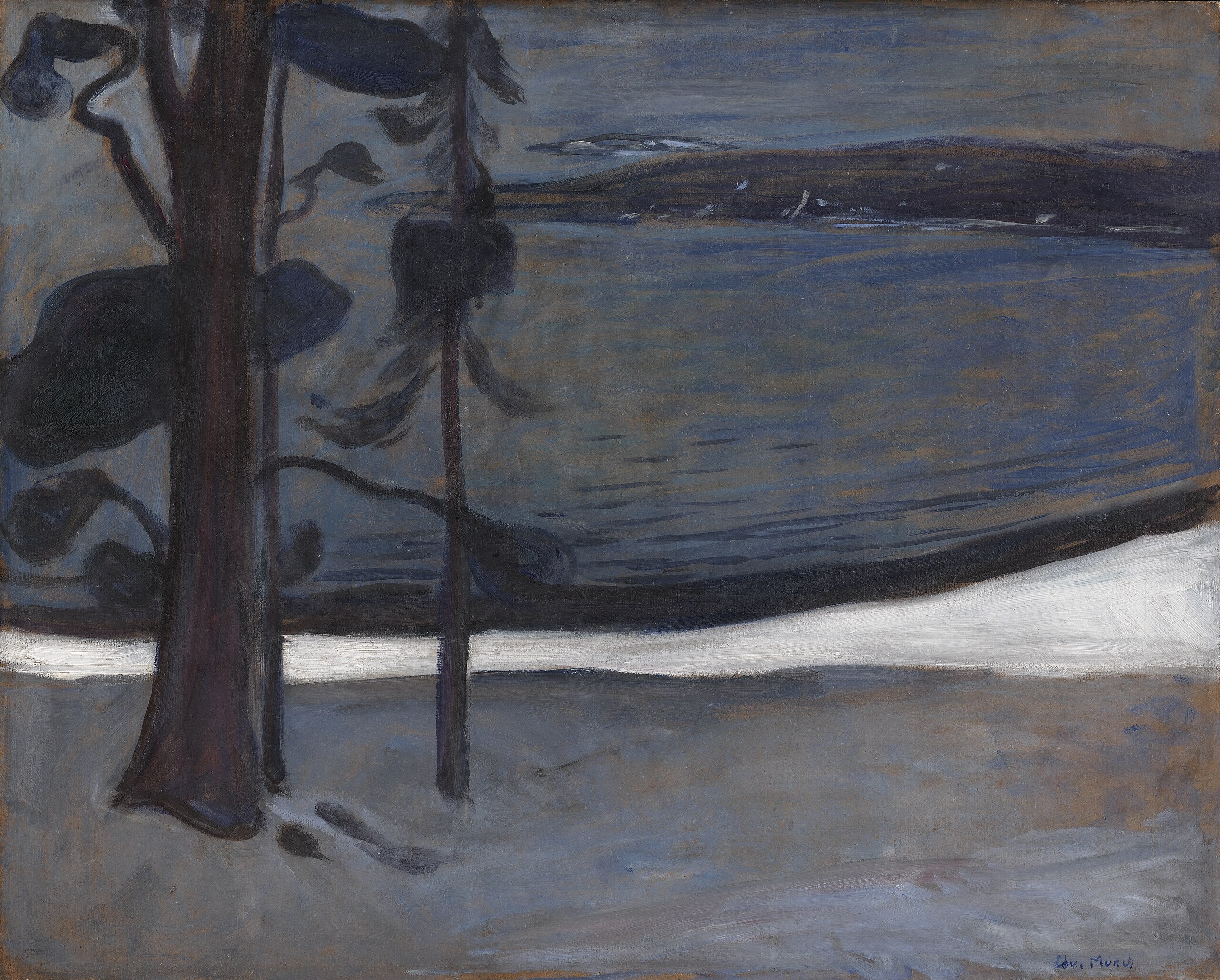 Talvi Nordstrandissa - Edvard Munch