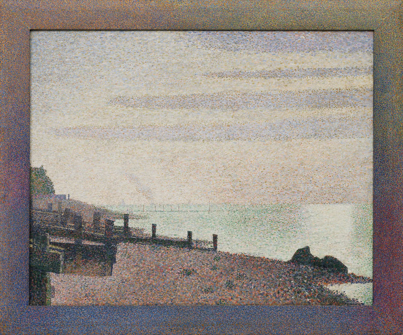 Honfleur, eräänä iltana, Seinen suisto - Georges Seurat