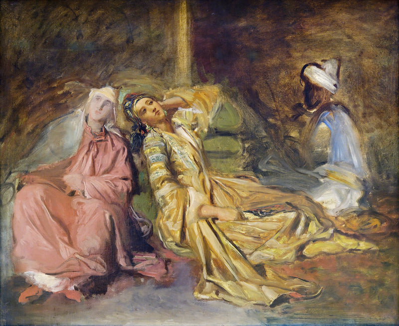 Harem-Interior - Théodore Chassériau