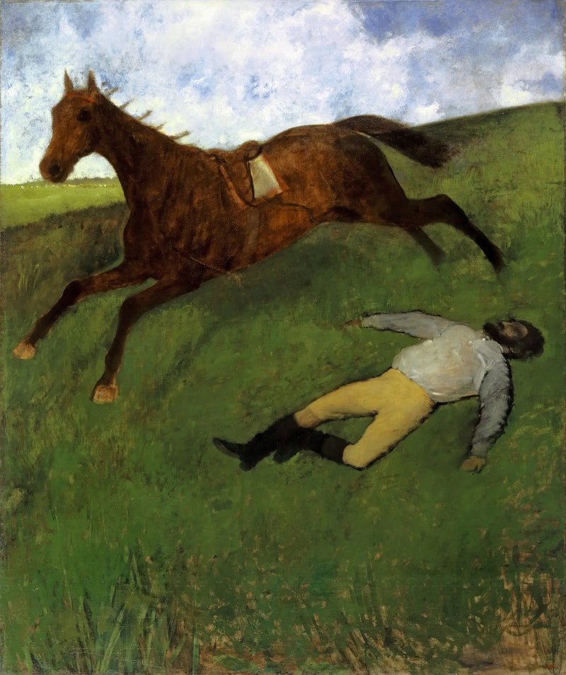 Vammainen ratsastaja - Edgar Degas