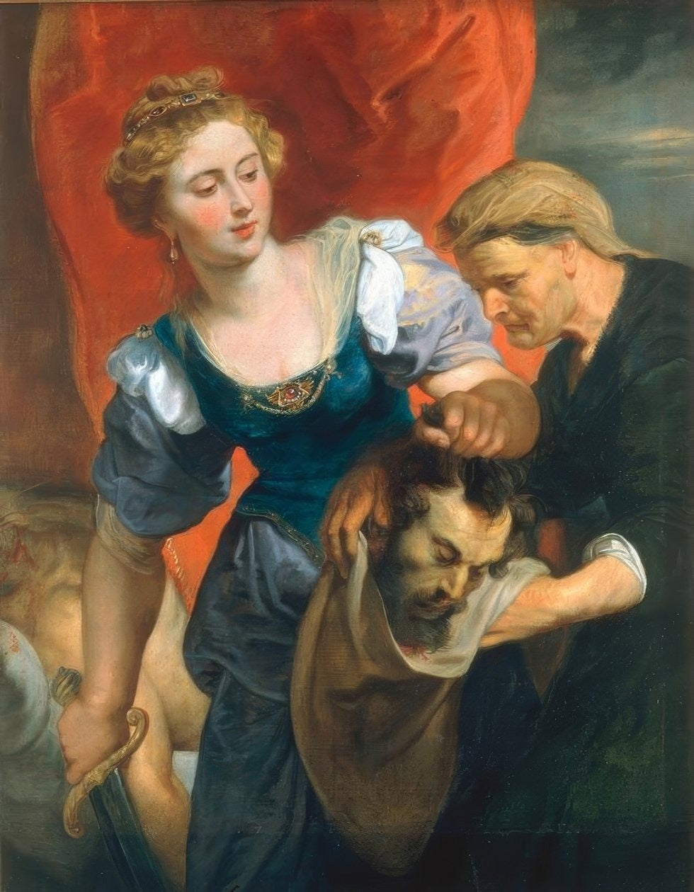 Judith Holopherne pään kanssa - Peter Paul Rubens