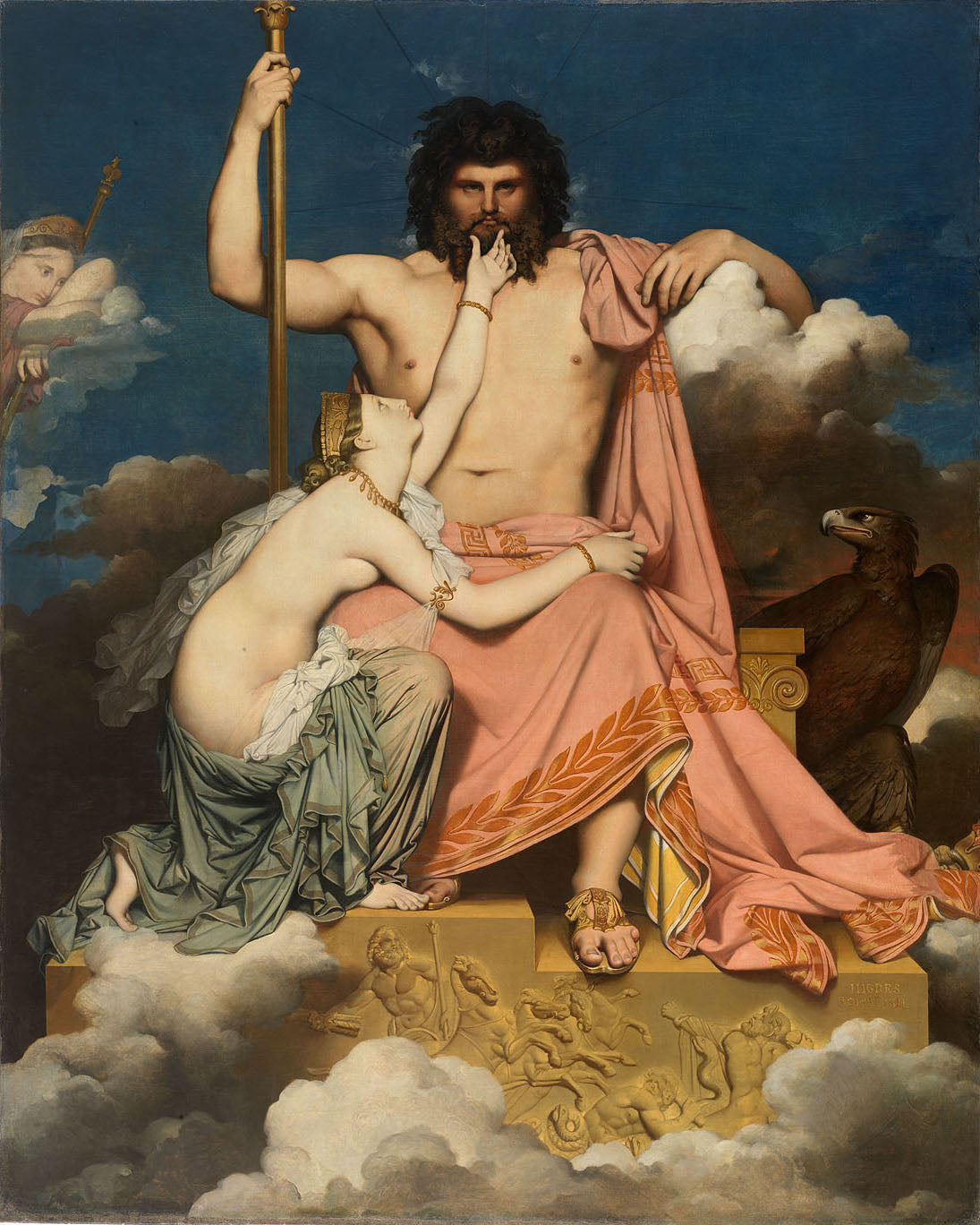 Jupiter ja Thetis - Jean-Auguste-Dominique Ingres