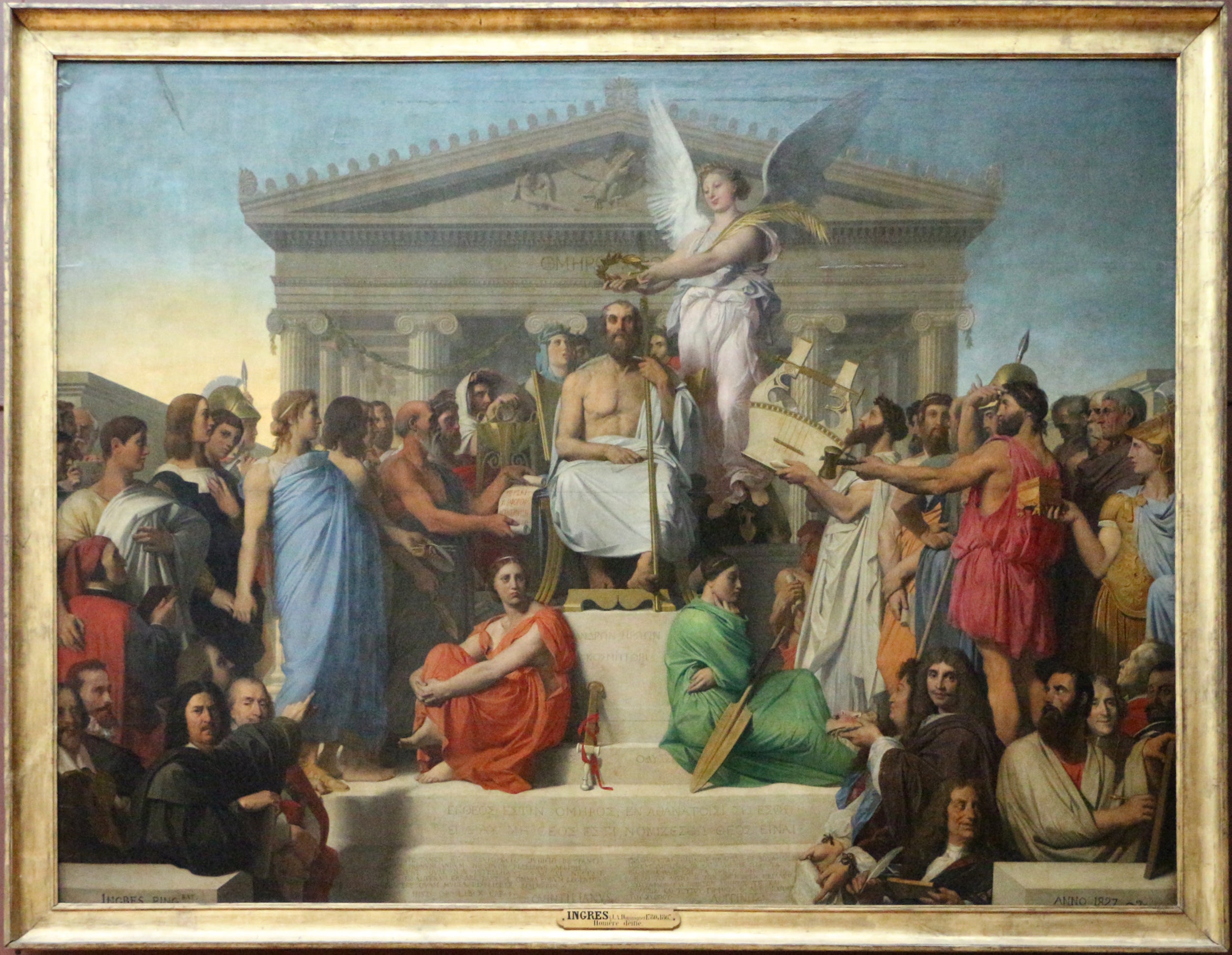 Homerin apoteosi - Jean-Auguste-Dominique Ingres