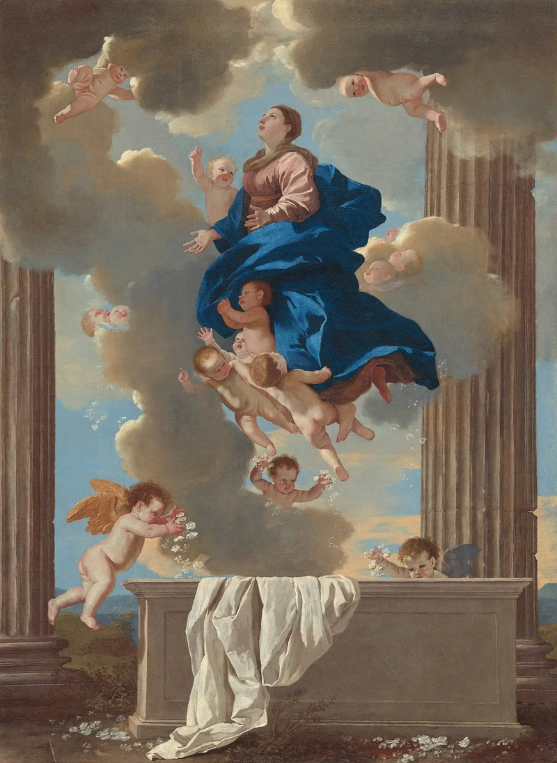 Neitsyt Marian taivaanastuminen - Nicolas Poussin