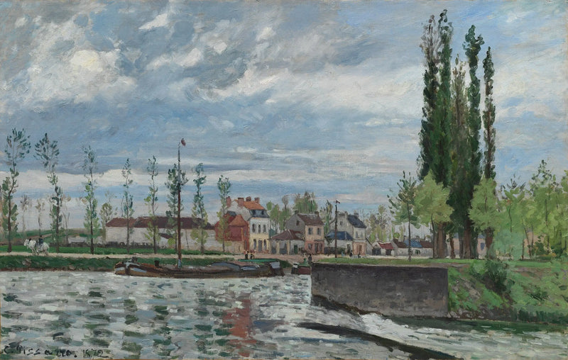 Pontoisen sulku - Camille Pissarro
