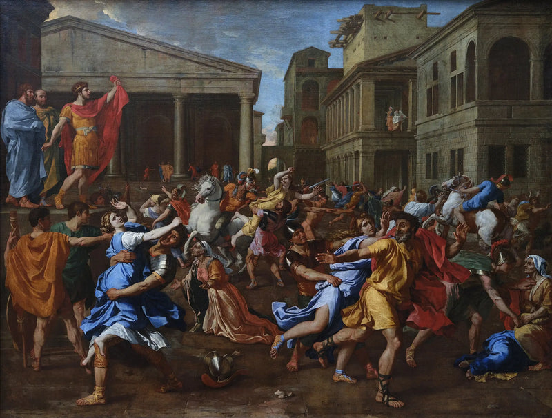 Sabinien kidnappaminen - Nicolas Poussin