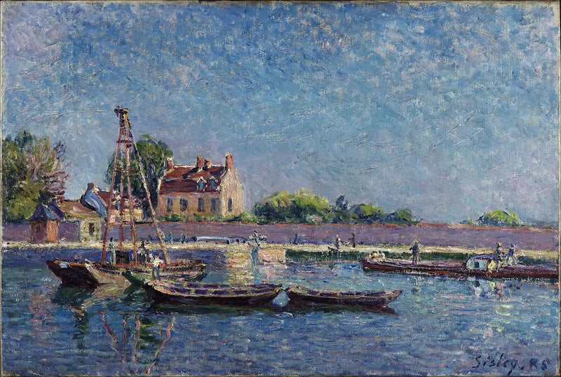Saint-Mammèsin sulku - Alfred Sisley