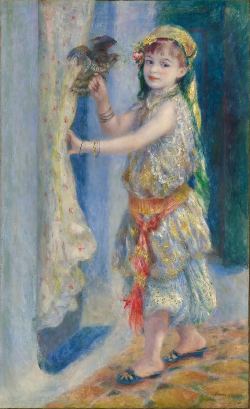 Lapsi linnun kanssa - Pierre-Auguste Renoir