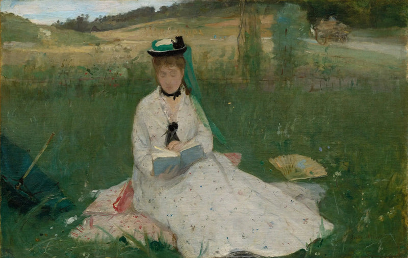 Vihreä sateenvarjo - Berthe Morisot
