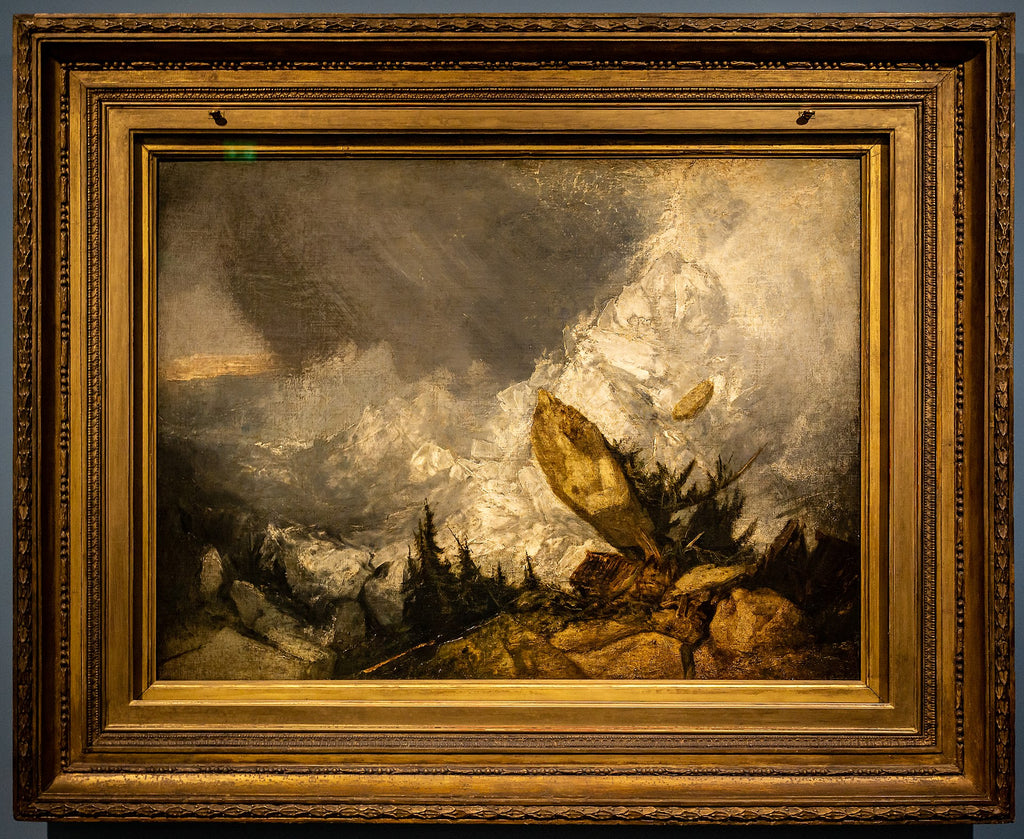 Lumivyöryn putoaminen Grisonsissa - J. M. W. Turner