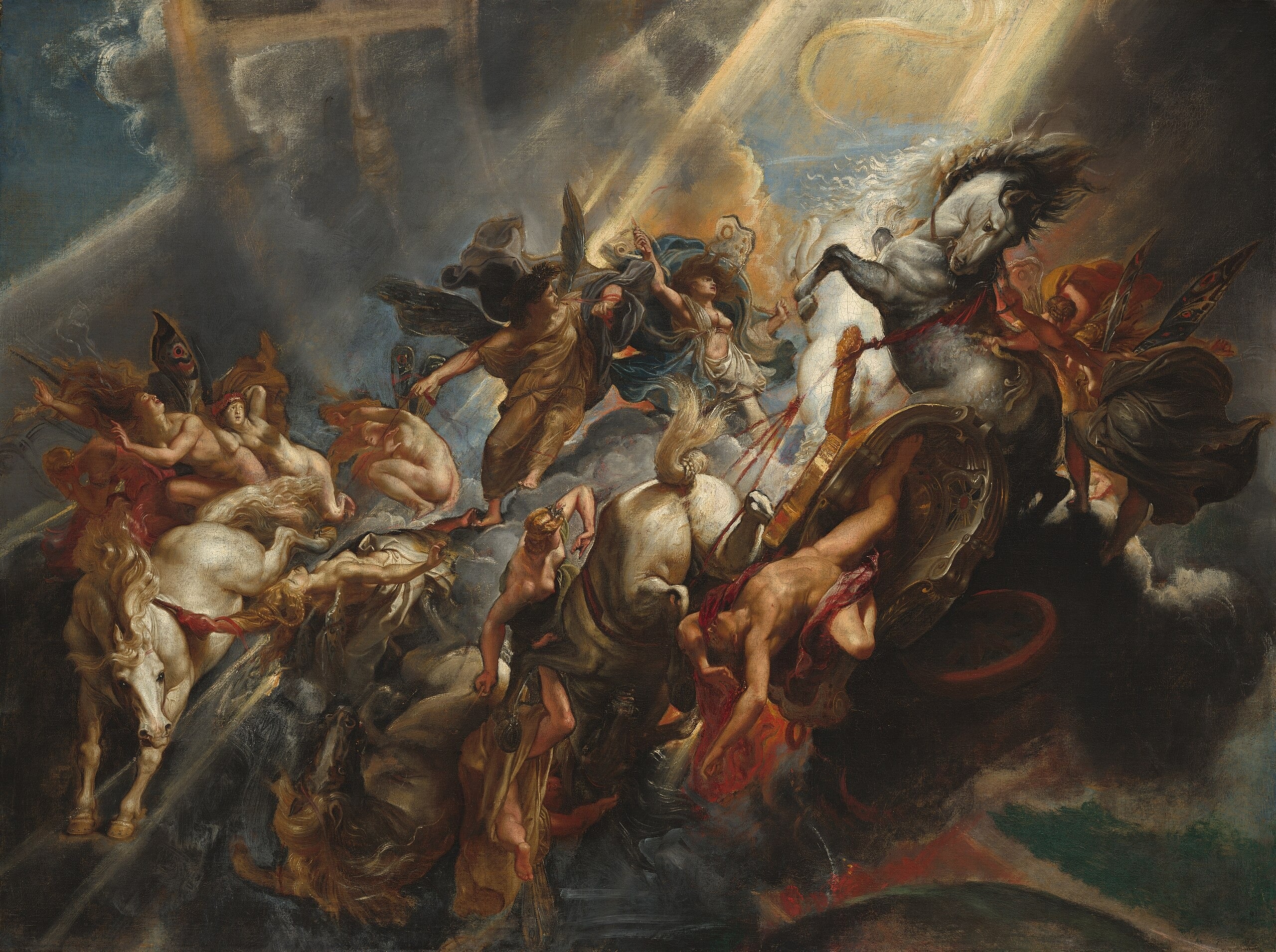Phaétonin putoaminen - Peter Paul Rubens