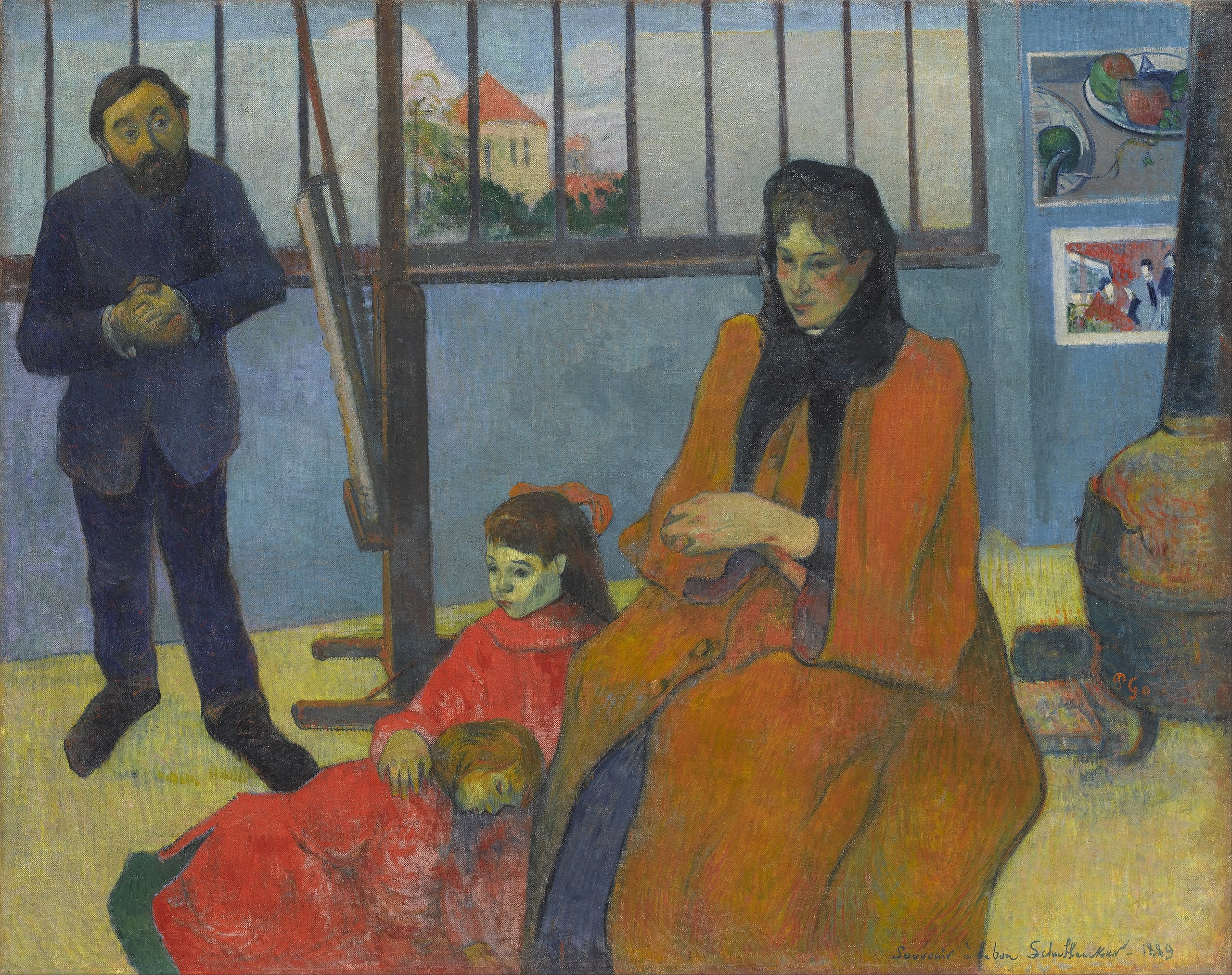 Schuffeneckerin perhe - Paul Gauguin
