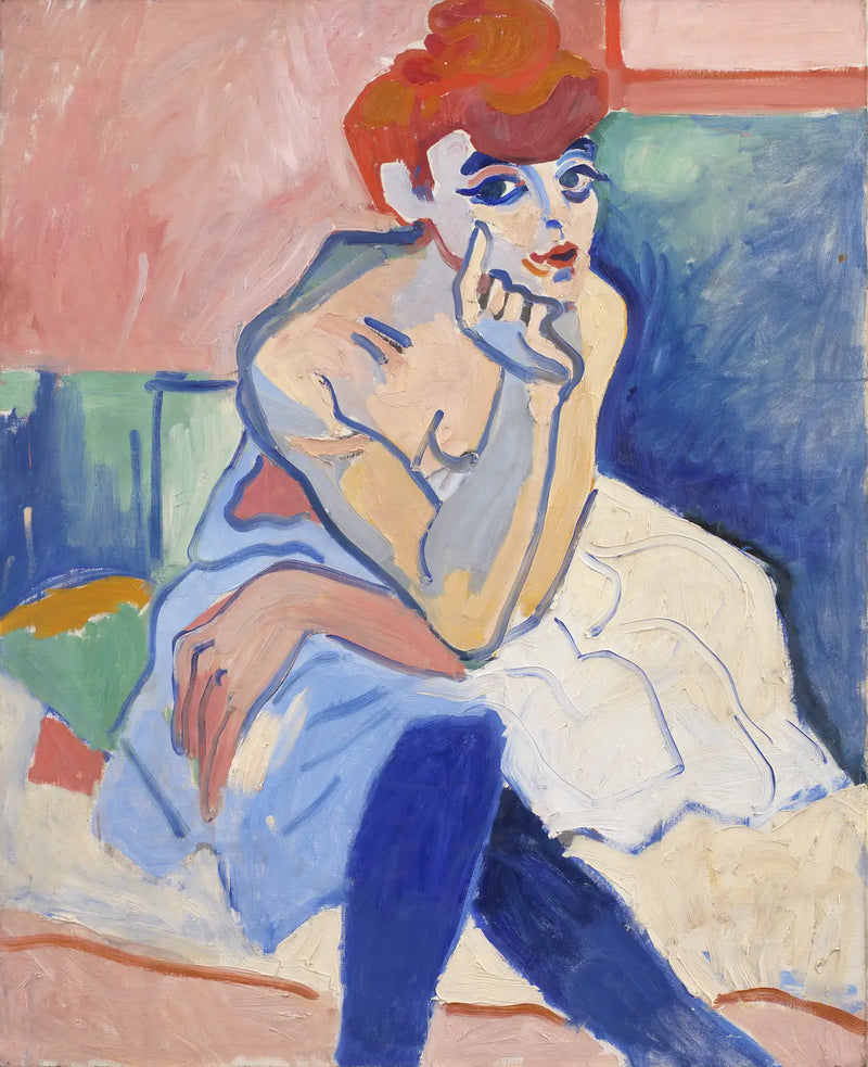 Nainen paidassa - André Derain