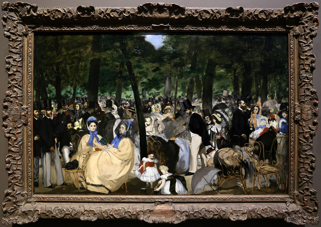 Musiikkia Tuileries'ssa - Édouard Manet