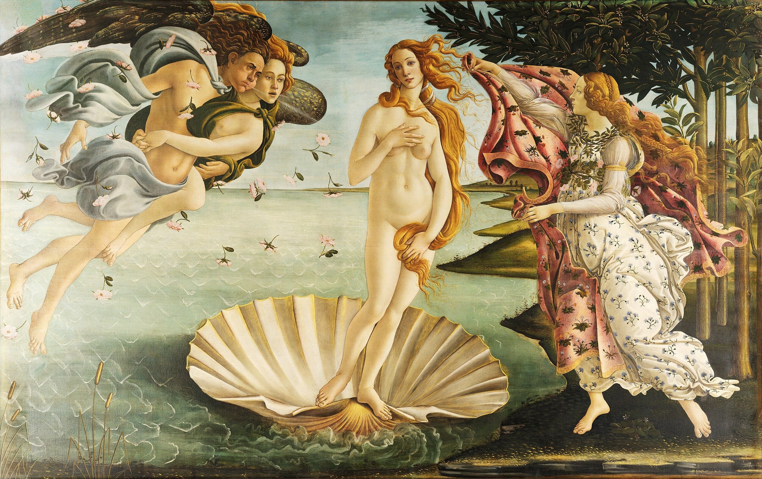 Venus syntyy - Sandro Botticelli